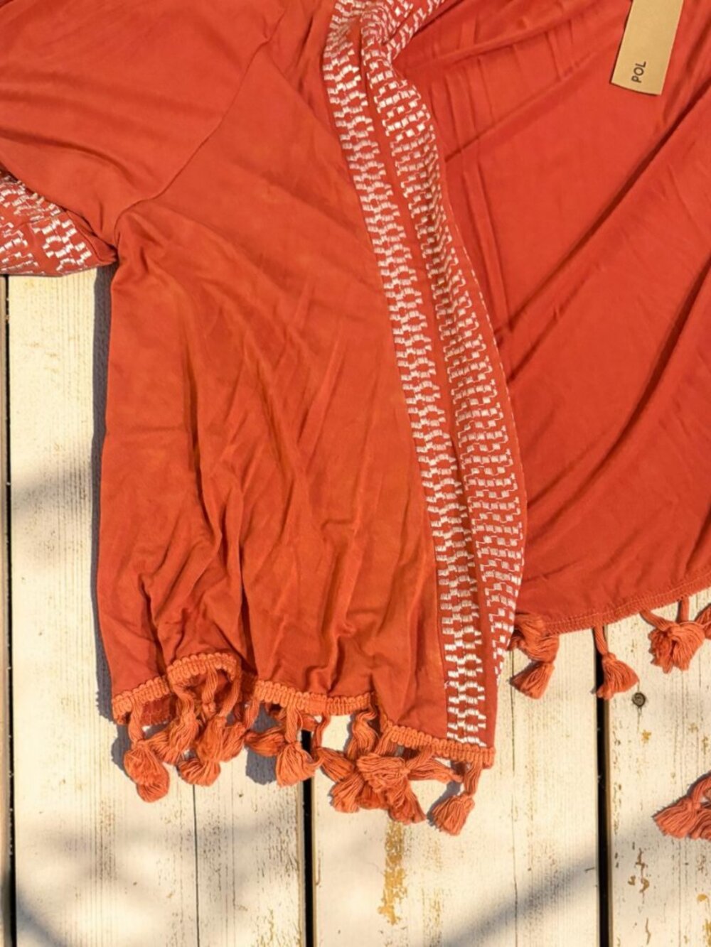 POL NWT Orange Wrap Size Small - Picture 4 of 4